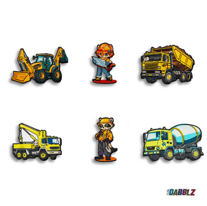 Construction Craze Dabblz Patch Pack